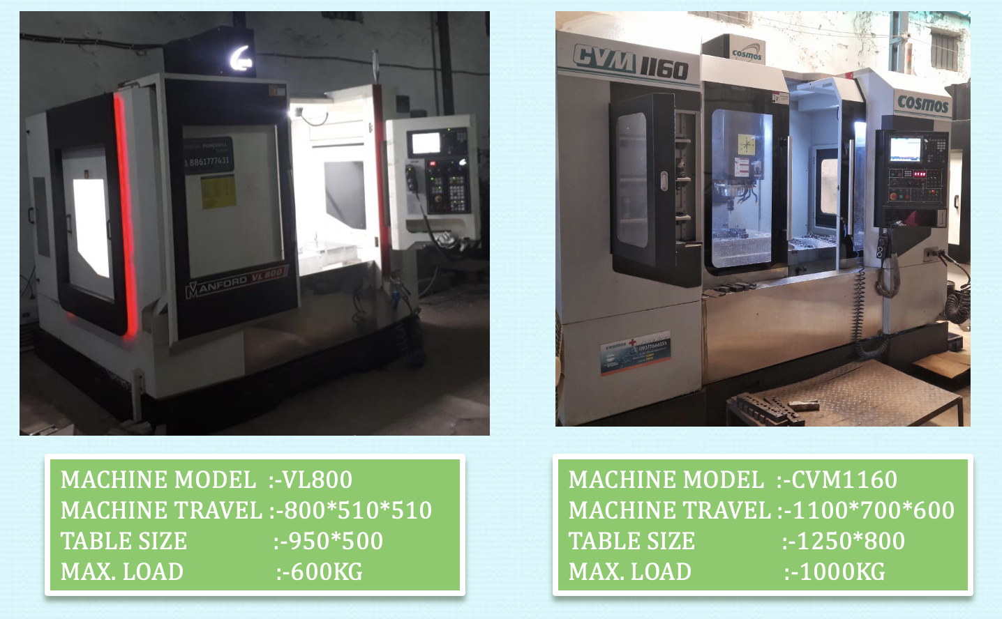 VERTICAL MACHINING CENTER