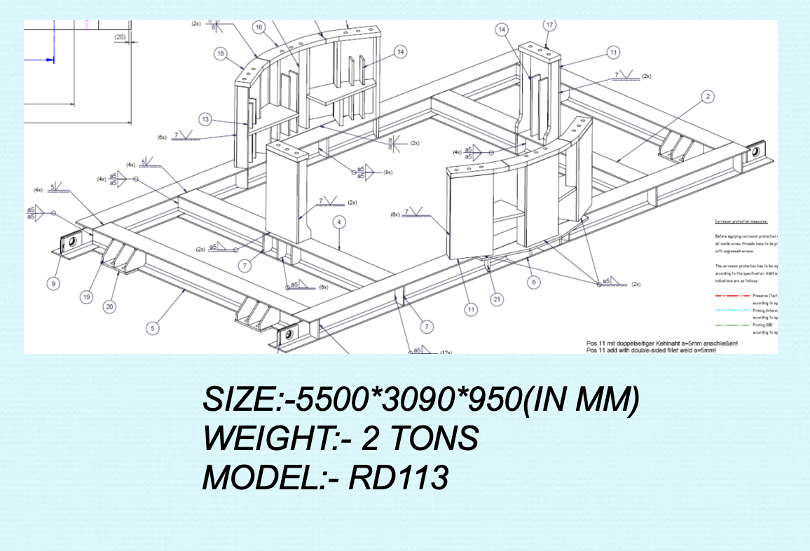 TRANSPORT FRAME NACELLE